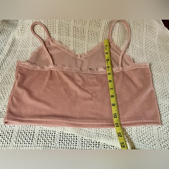 Shein velvet crop top. Size M - Picture 2 of 5